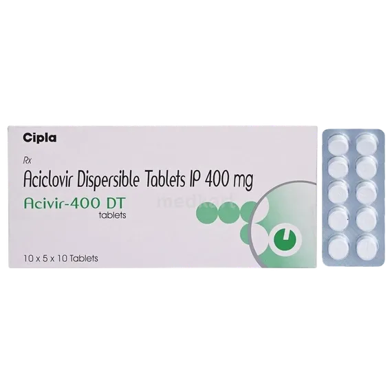 acivir 400dt tablet 10's